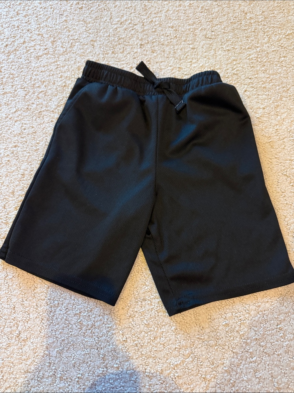 Garanimals Black Kids Athletic Shorts with Drawstring